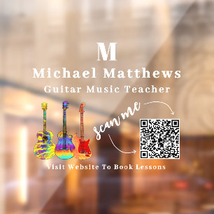 Guitar Teacher Music Lessons QR Code