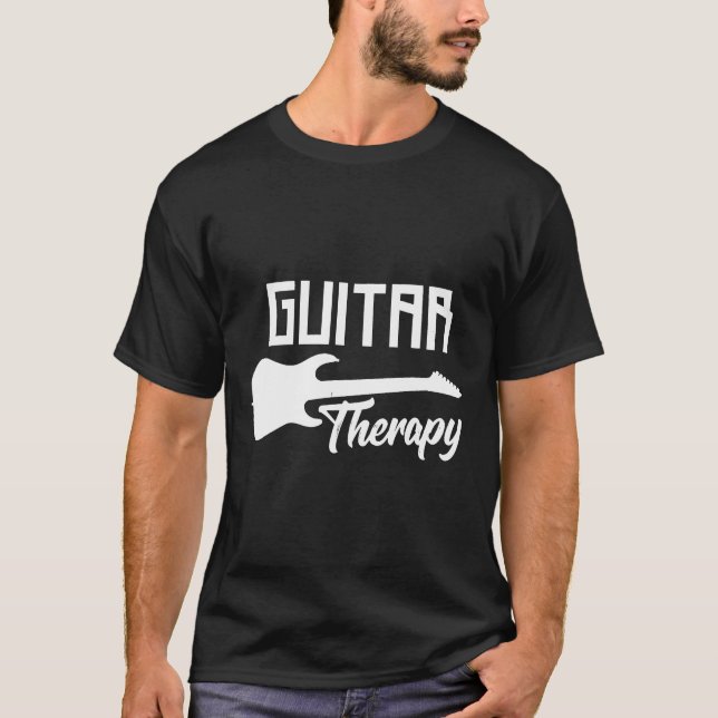 Guitar Therapy Men Women Kids T-Shirt (Front)