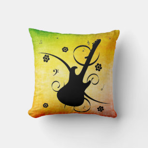 Guitar Throw Pillow