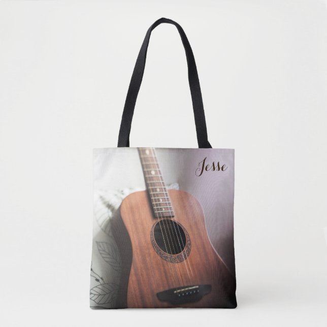 Guitar Tote: Customisable Tote Bag (Front)