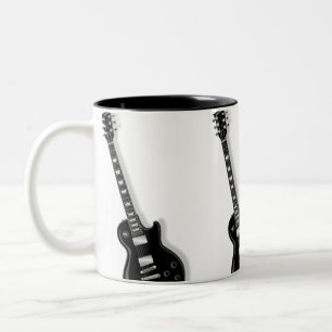 Guitar Two-toned Ceramic Mug