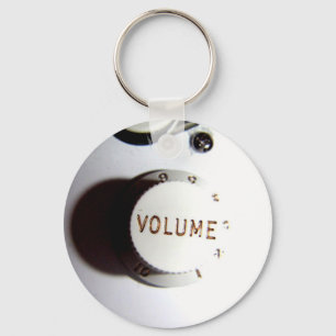 Guitar Volume Knob Key Ring