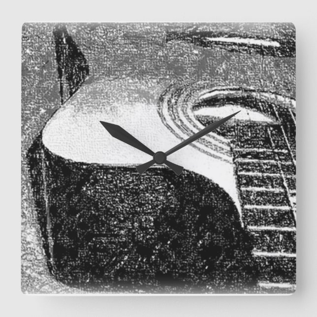 Guitar Wall Clock (Front)