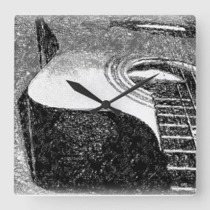 Guitar Wall Clock