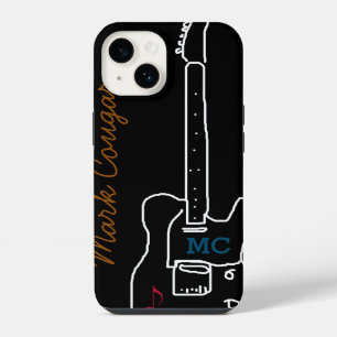 guitar with name iPhone 14 case