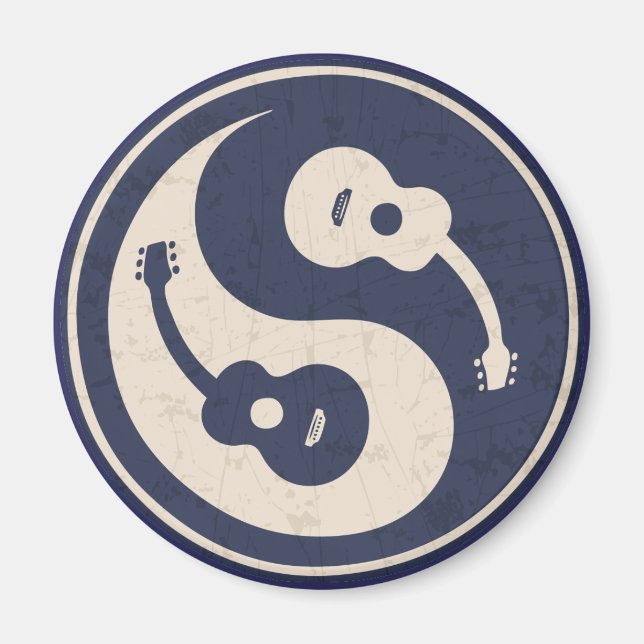 Guitar Yang -blue Magnet (Front)