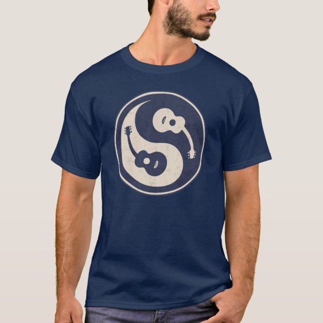 guitar-yang -blue T-Shirt (Front)