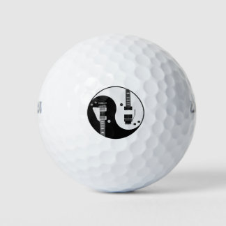 Guitar Yin Yang Golf Balls
