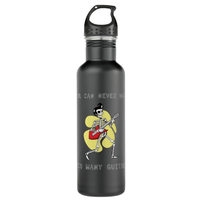 Guitar - You Can Never Have Too Many Guitars 710 Ml Water Bottle (Front)