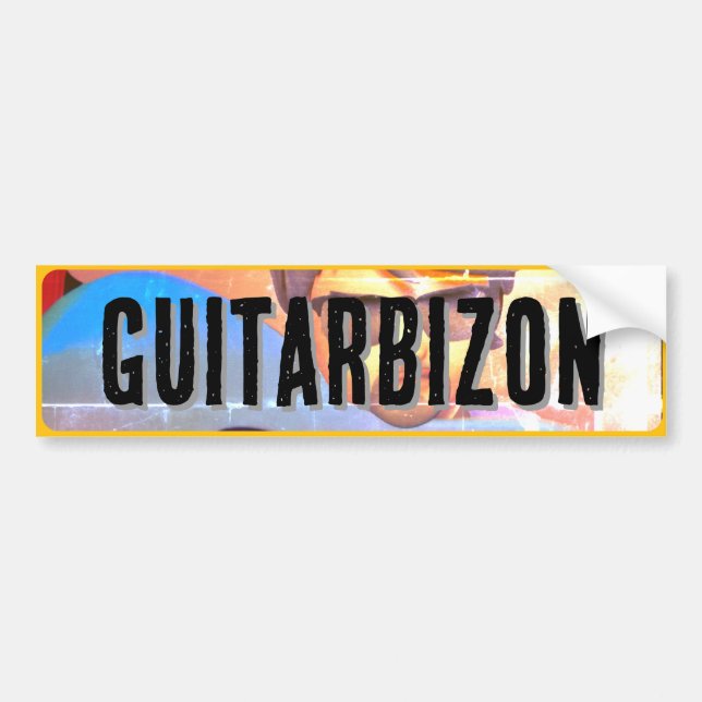 Guitarbizon Bumper Sticker (Front)