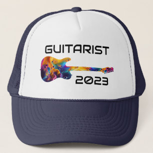 GUITARIST 2023 COLORFUL GUITAR BAND GIFT TRUCKER HAT