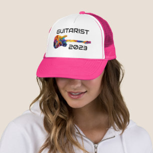 GUITARIST 2023 COLORFUL GUITAR BAND GIFT TRUCKER HAT