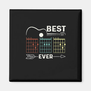 Guitarist Best Dad Ever Birthday Magnet