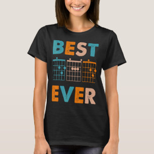 Guitarist Best Dad Ever With Retro Vintage For Fat T-Shirt