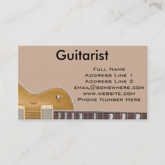 Guitarist Business Card
