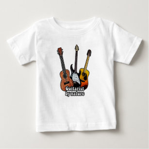 Guitarist by nature. colorful guitars baby T-Shirt