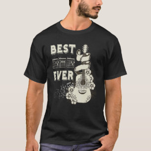 Guitarist Father Best Dad Ever D A D Chord Guitar  T-Shirt