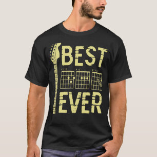 Guitarist Father Best Dad Ever D A D Chord T-Shirt