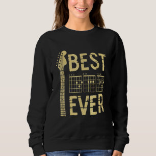 Guitarist Father Best Dad Ever DAD Chord  Guitar 1 Sweatshirt