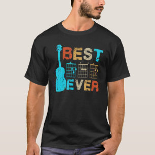 Guitarist Father Best Dad Ever Dad Chord Guitar T-Shirt