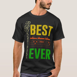 Guitarist FatherBest Dad EverD A D Chord Gifts Gui T-Shirt