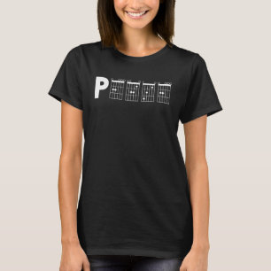 Guitarist for Musicians Rock Instrument Peace T-Shirt