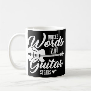 Guitarist gift guitar saying nice  coffee mug