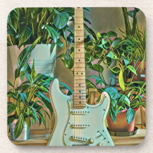 Guitarist gifts coaster