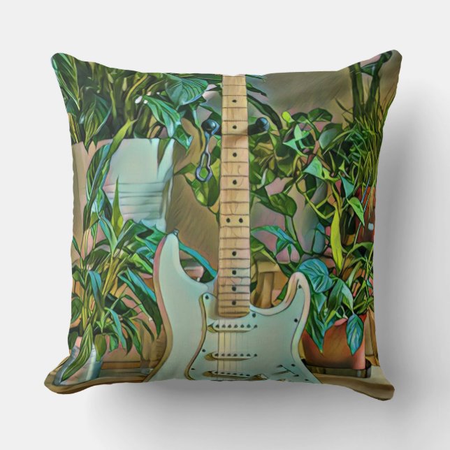 Guitarist gifts cushion (Front)