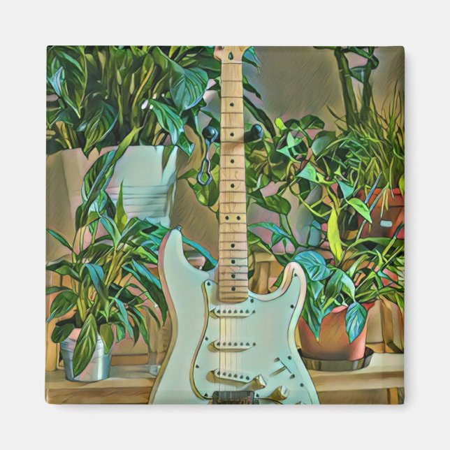 Guitarist gifts magnet (Front)