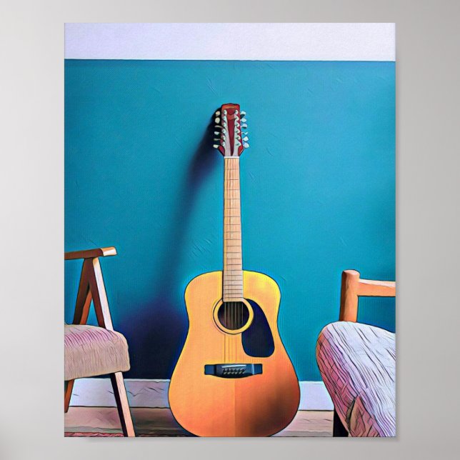 Guitarist gifts poster (Front)