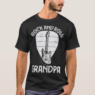 Guitarist Grandpa Fathers Day Guitar Player Grand T-Shirt