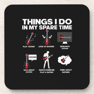 Guitarist Guitar Addicted Guitarist Music Birthday Coaster