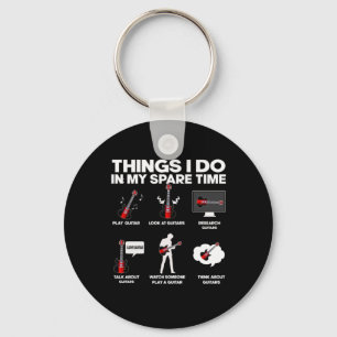Guitarist Guitar Addicted Guitarist Music Birthday Key Ring