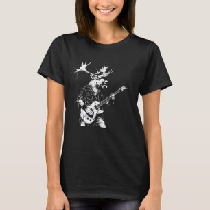 Guitarist Guitar - Guitar Player Caribou Dad Mum T-Shirt
