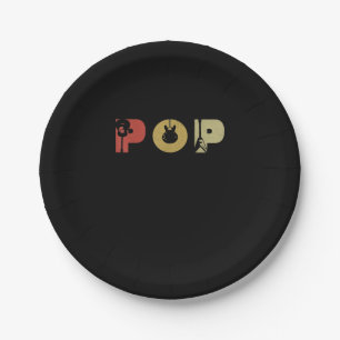 Guitarist Guitar Lover Gifts Ideas Pop Paper Plate