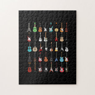 Guitarist Guitar Musical Instrument Rock and Roll Jigsaw Puzzle