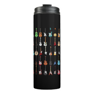Guitarist Guitar Musical Instrument Rock and Roll Thermal Tumbler