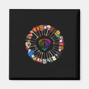 Guitarist Guitar Variety Birthday Magnet