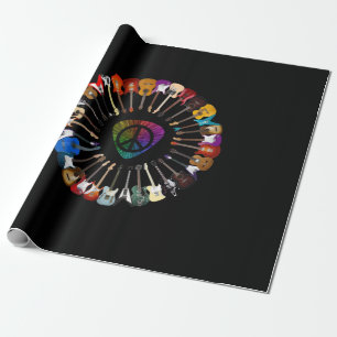 Guitarist Guitar Variety Birthday Wrapping Paper