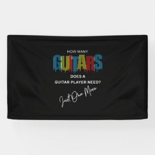 Guitarist How Many Guitars Does Birthday Banner