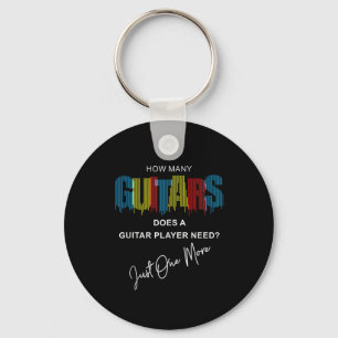 Guitarist How Many Guitars Does Birthday Key Ring
