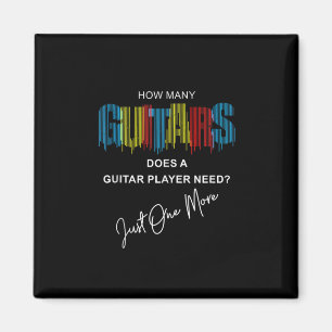 Guitarist How Many Guitars Does Birthday Magnet