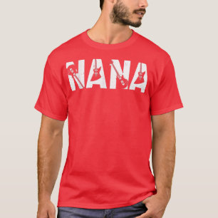 Guitarist Mummy Funny Nana Music Guitar Mothers Da T-Shirt