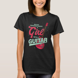 Guitarist Music Musician Girls Guitar Player Women T-Shirt