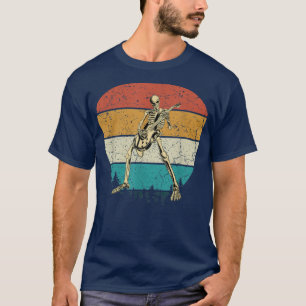 Guitarist Musical Rock & Roll Skeleton Guitar Musi T-Shirt