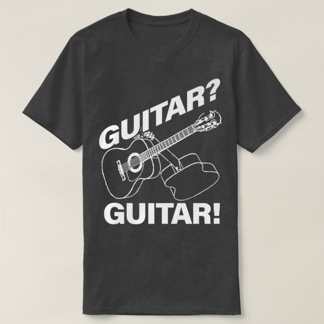 Guitarist Musician Acoustic Guitar Player Music Gu T-Shirt (Design Front)