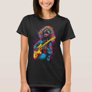 Guitarist Pop Poodle Dog Guitar T-Shirt