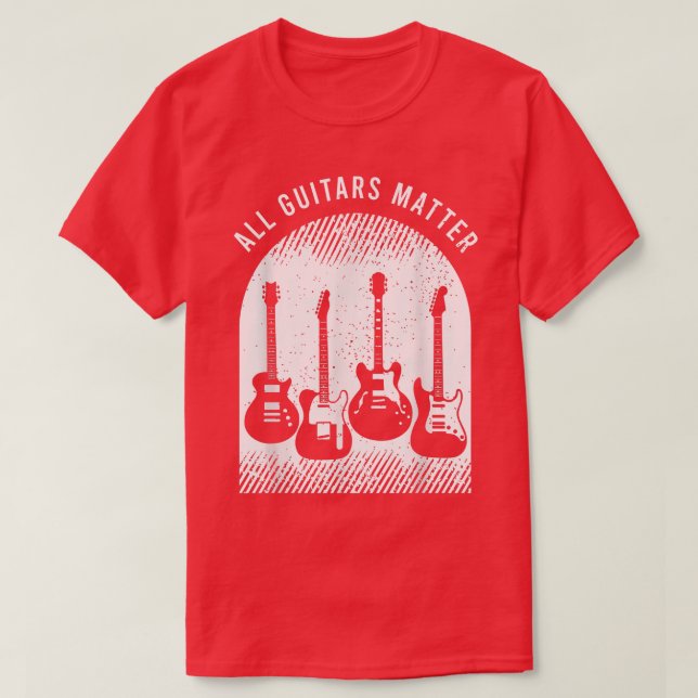 Guitarist Saying With A Funny Guitar Quote For Gui T-Shirt (Design Front)
