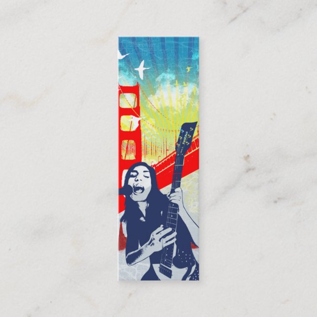 Guitarist - Skinny Card (Front)